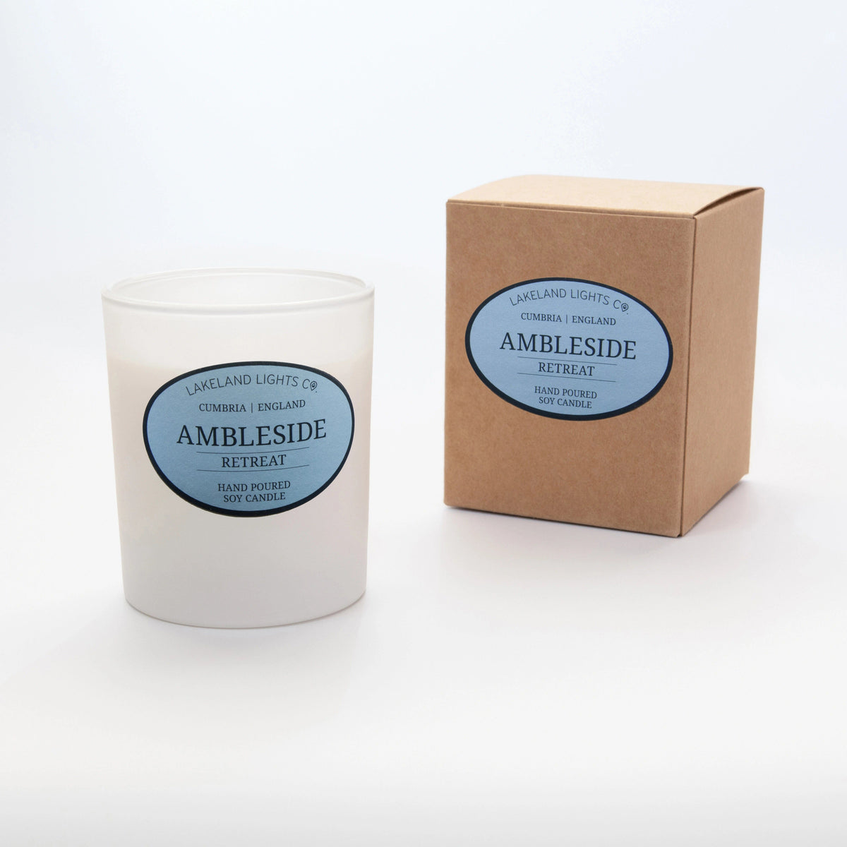 Lakeland Lights Company Ambleside - Lavender, Jasmine & Lemon Soy Candle