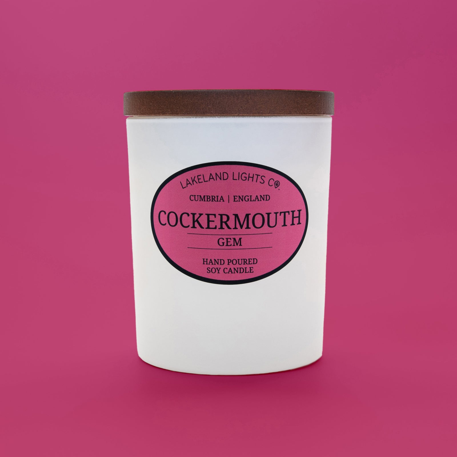 Lakeland Lights Company Cockermouth - Rhubarb, Pepper & Citrus Soy Candle
