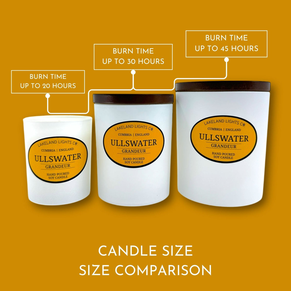 Lakeland Lights Company Cumbrian Collection - Six Candle Gift Sets Soy Candle