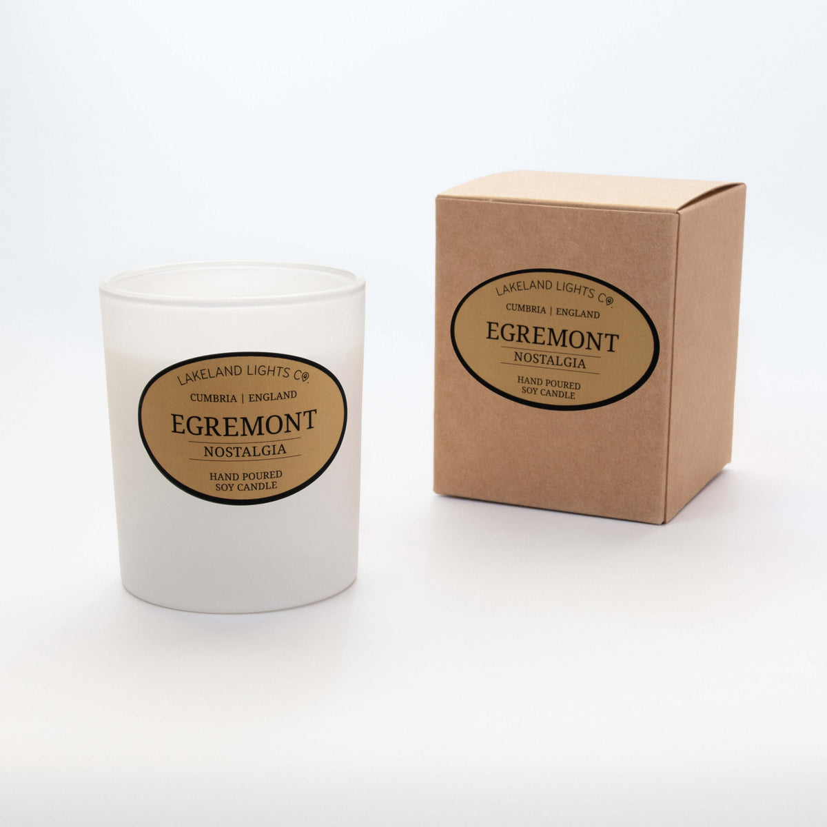 Lakeland Lights Company Egremont - Cocoa Butter, Caramel & Vanilla Soy Candle