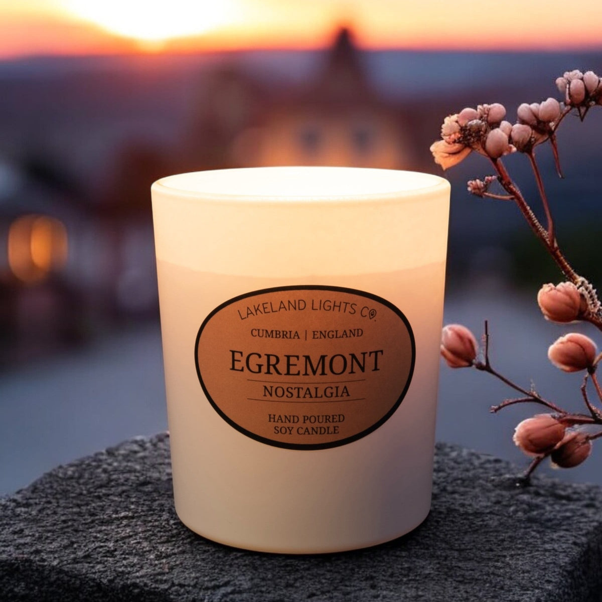 Lakeland Lights Company Egremont - Cocoa Butter, Caramel & Vanilla Soy Candle