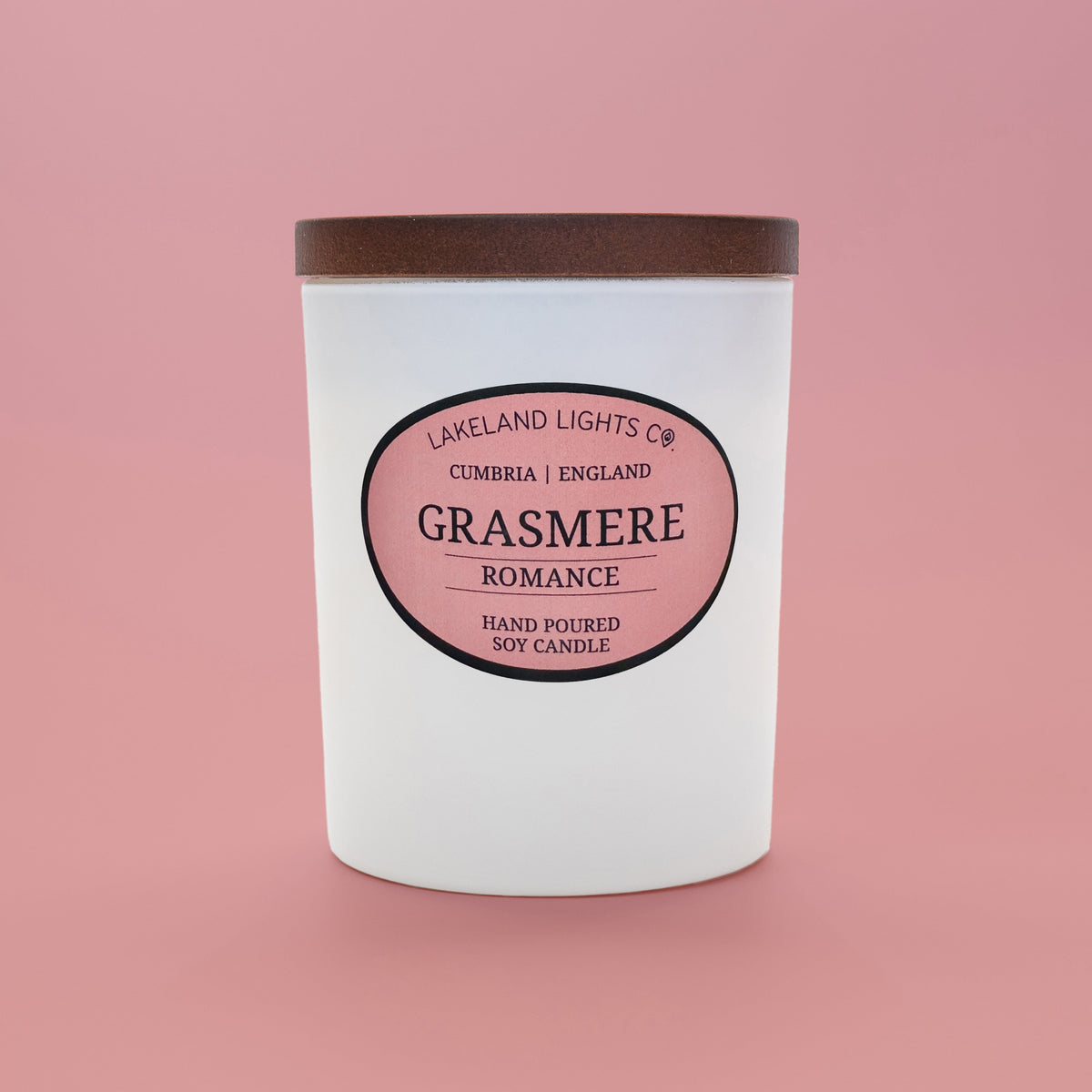 Lakeland Lights Company Grasmere - Rose, White Musk & Vanilla Soy Candle