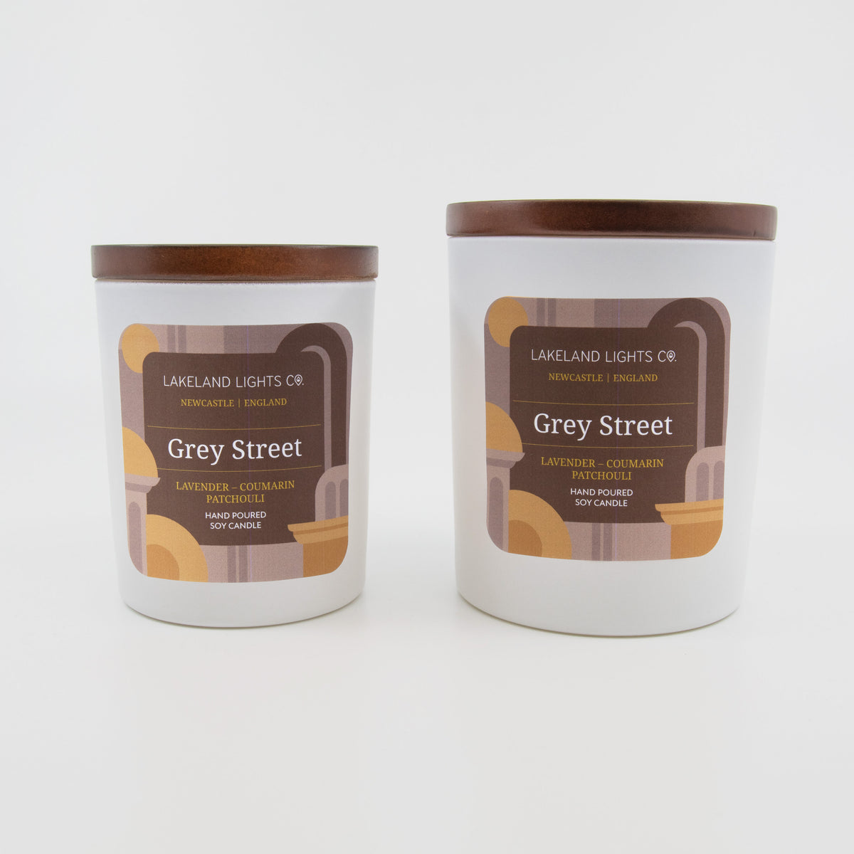 Lakeland Lights Company Grey Street - Lavender, Coumarin & Patchouli Soy Candle