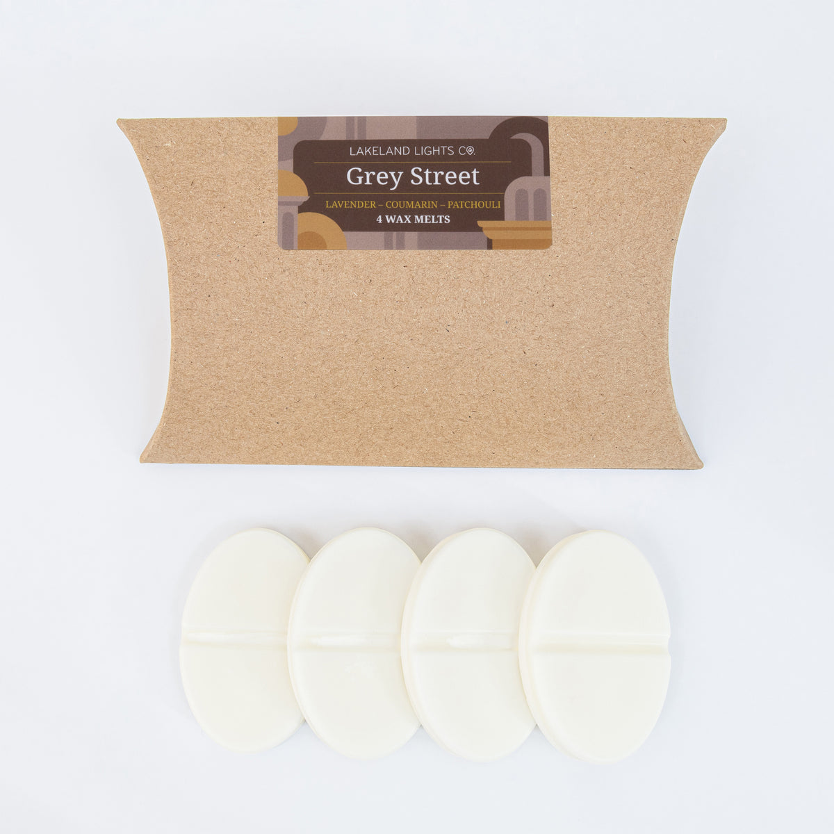 Lakeland Lights Company Grey Street Wax Melts - Lavender, Coumarin & Patchouli Soy Candle