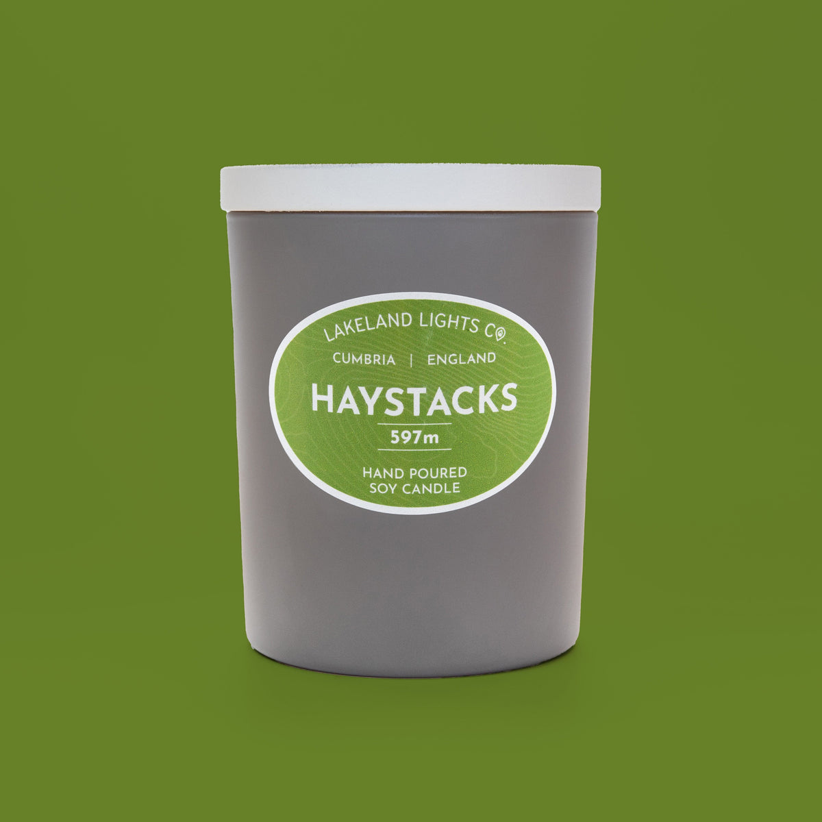 Lakeland Lights Company Haystacks - Tobacco, Jasmine & Sandalwood Soy Candle