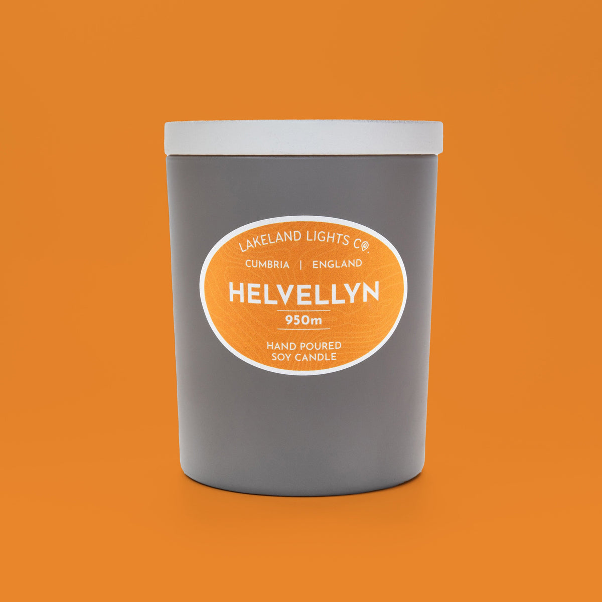 Lakeland Lights Company Helvellyn - Leather, Patchouli & Oudh Soy Candle