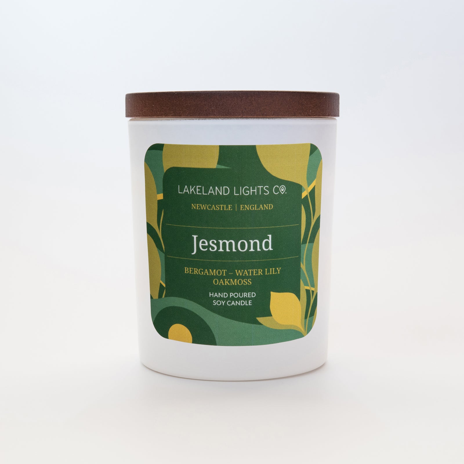 Lakeland Lights Company Jesmond - Bergamot, Water Lily & Oakmoss Soy Candle