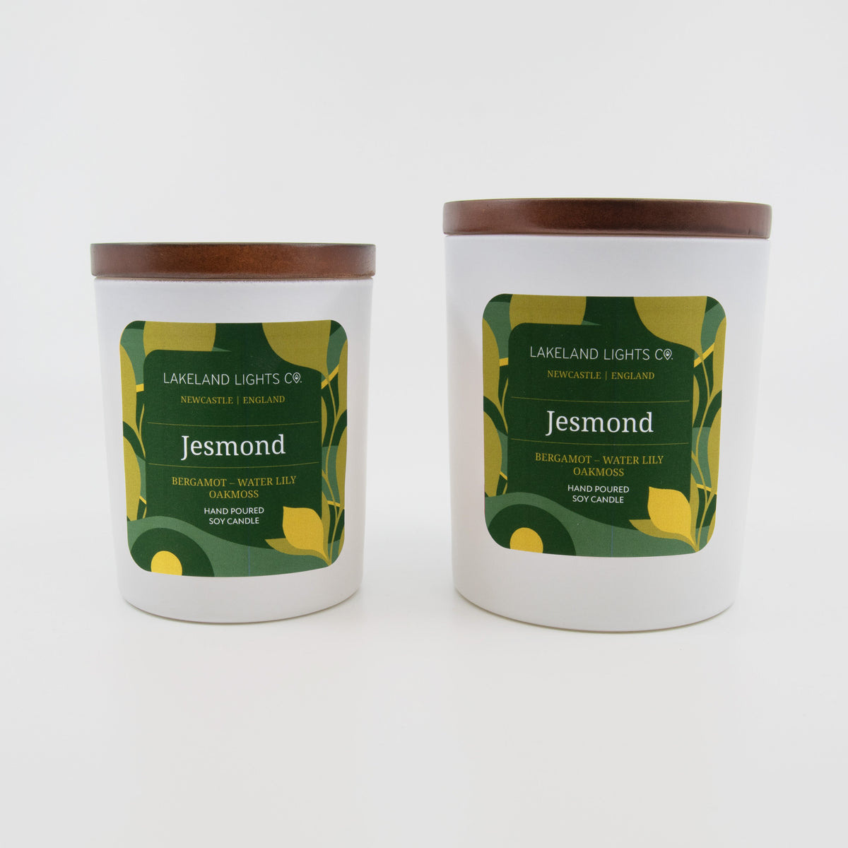 Lakeland Lights Company Jesmond - Bergamot, Water Lily & Oakmoss Soy Candle