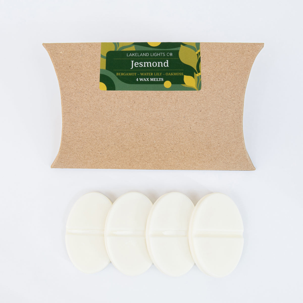 Lakeland Lights Company Jesmond Wax Melts - Bergamot, Water Lily & Oakmoss Soy Candle