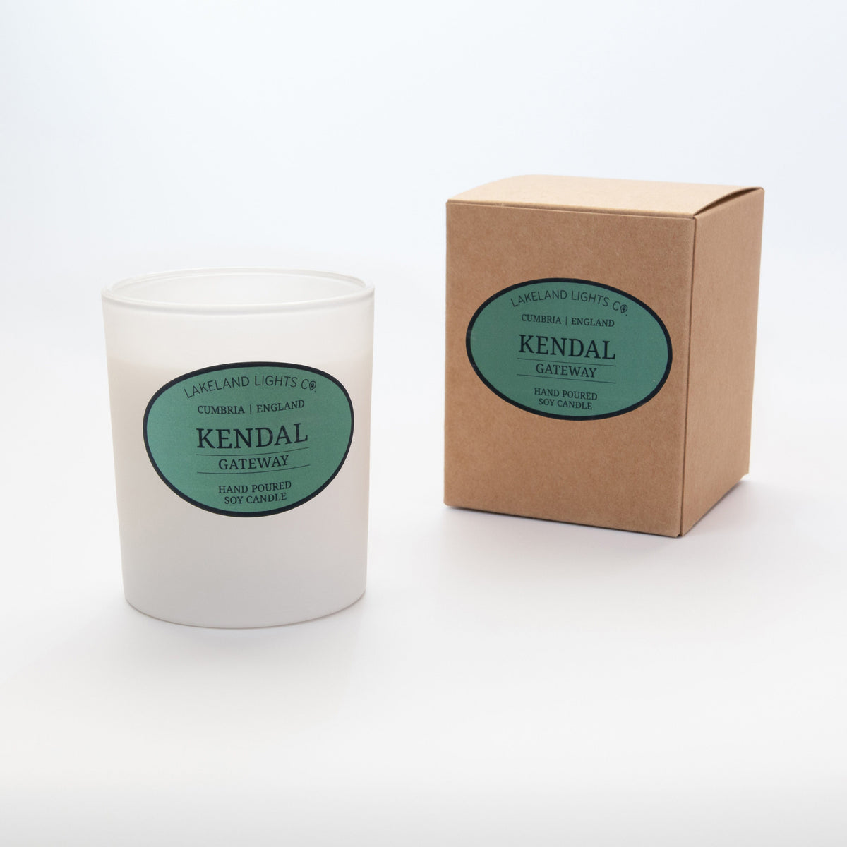 Lakeland Lights Company Kendal - Mandarin, Lemon & Rosemary Soy Candle