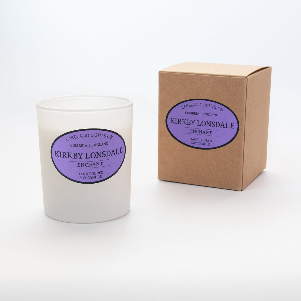 Lakeland Lights Company Kirkby Lonsdale - Apple, Magnolia & Patchouli Soy Candle