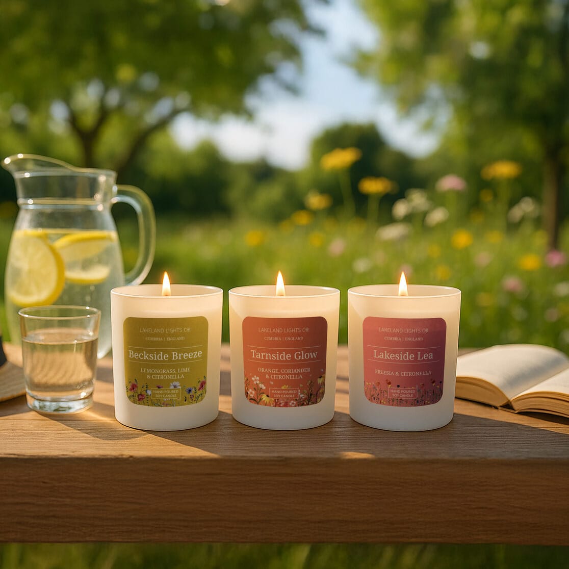 Lakeland Lights Company Lakeside Lea - Freesia & Citronella Soy Candle