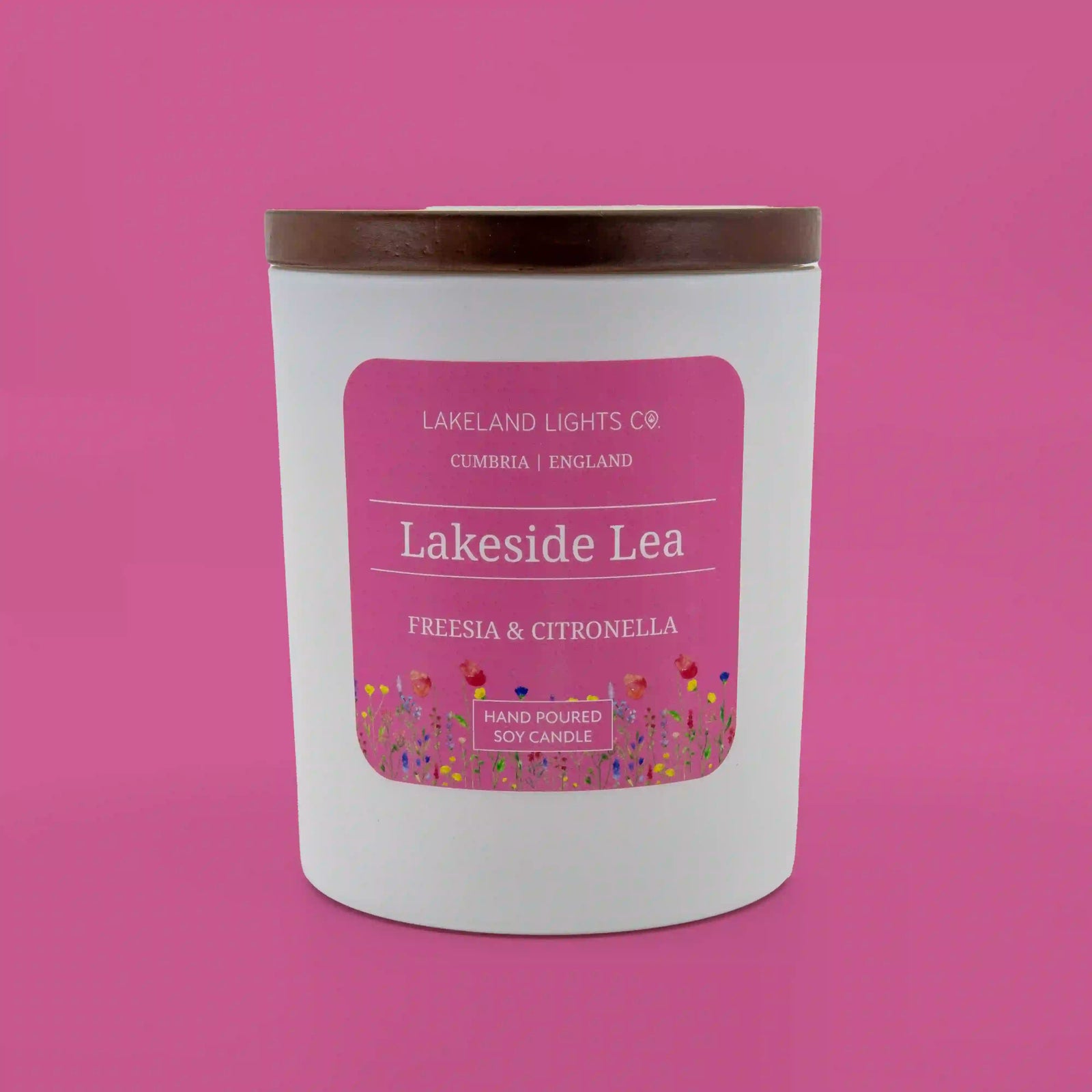 Lakeland Lights Company Lakeside Lea - Freesia & Citronella Soy Candle
