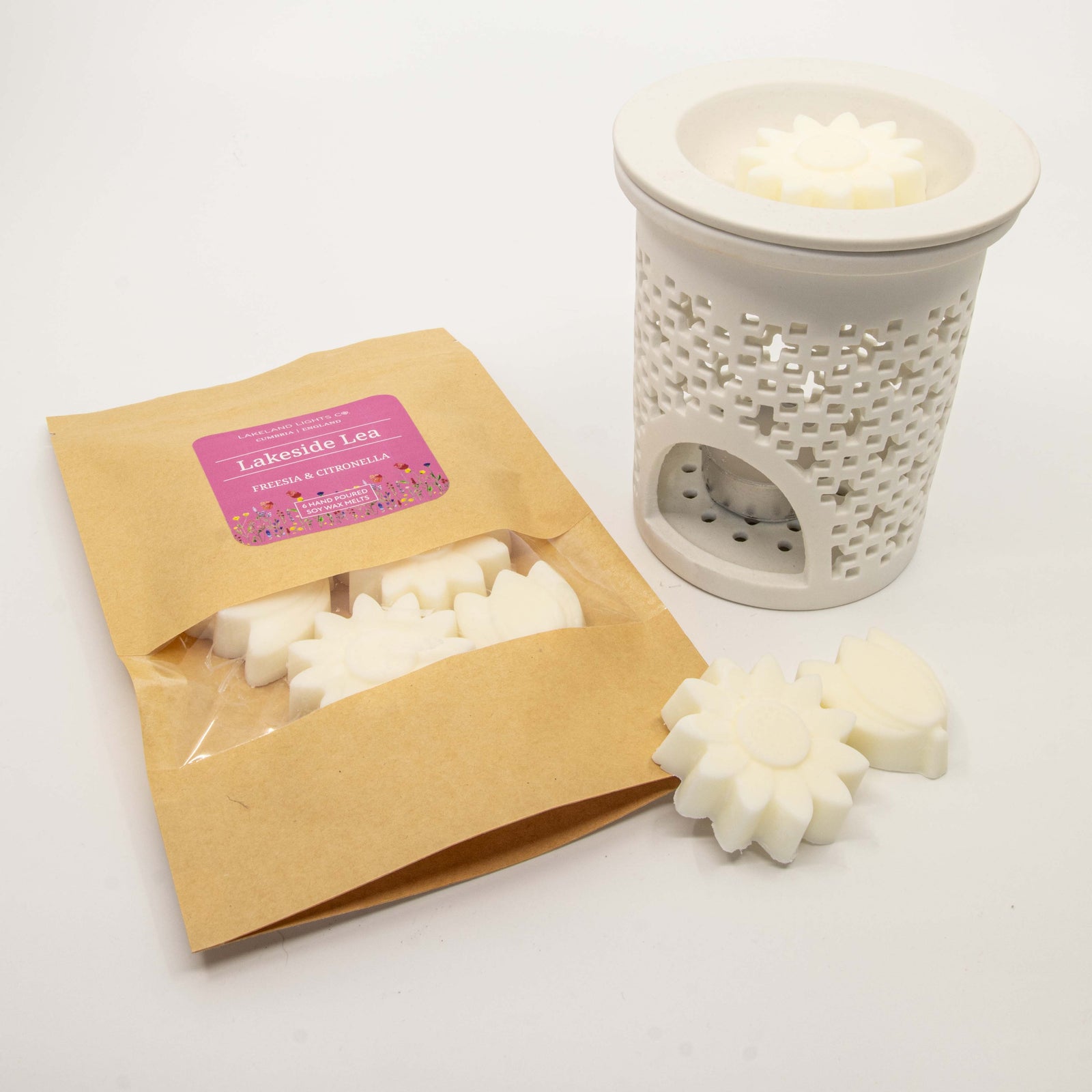 Lakeland Lights Company Lakeside Lea Wax Melts - Freesia & Citronella Soy Candle