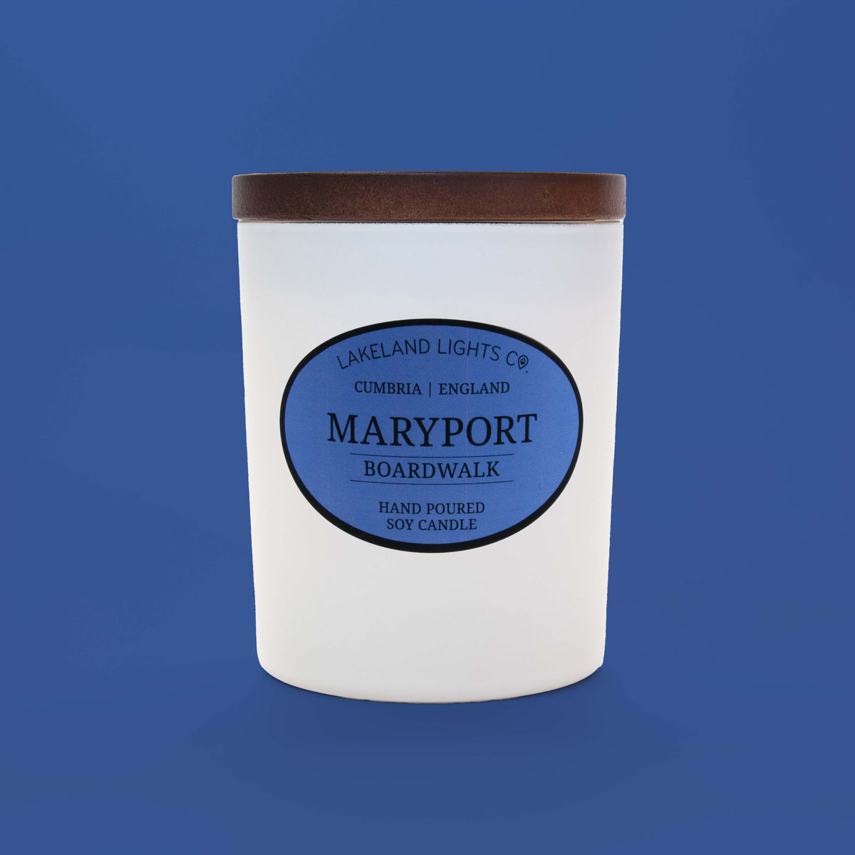 Lakeland Lights Company Maryport - Seaweed, Waterlily & Driftwood Soy Candle