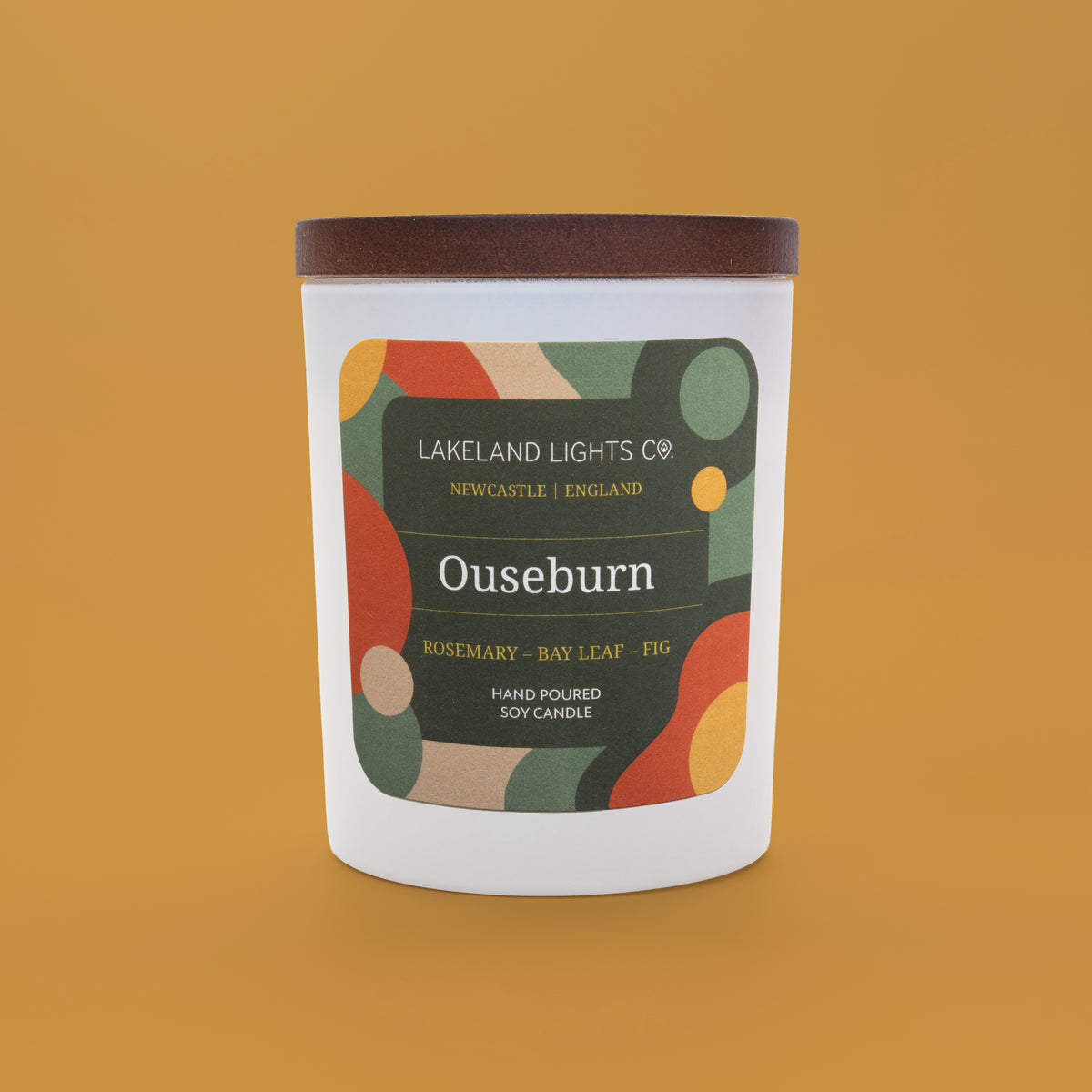 Lakeland Lights Company Ouseburn - Rosemary, Bay Leaf & Fig Soy Candle