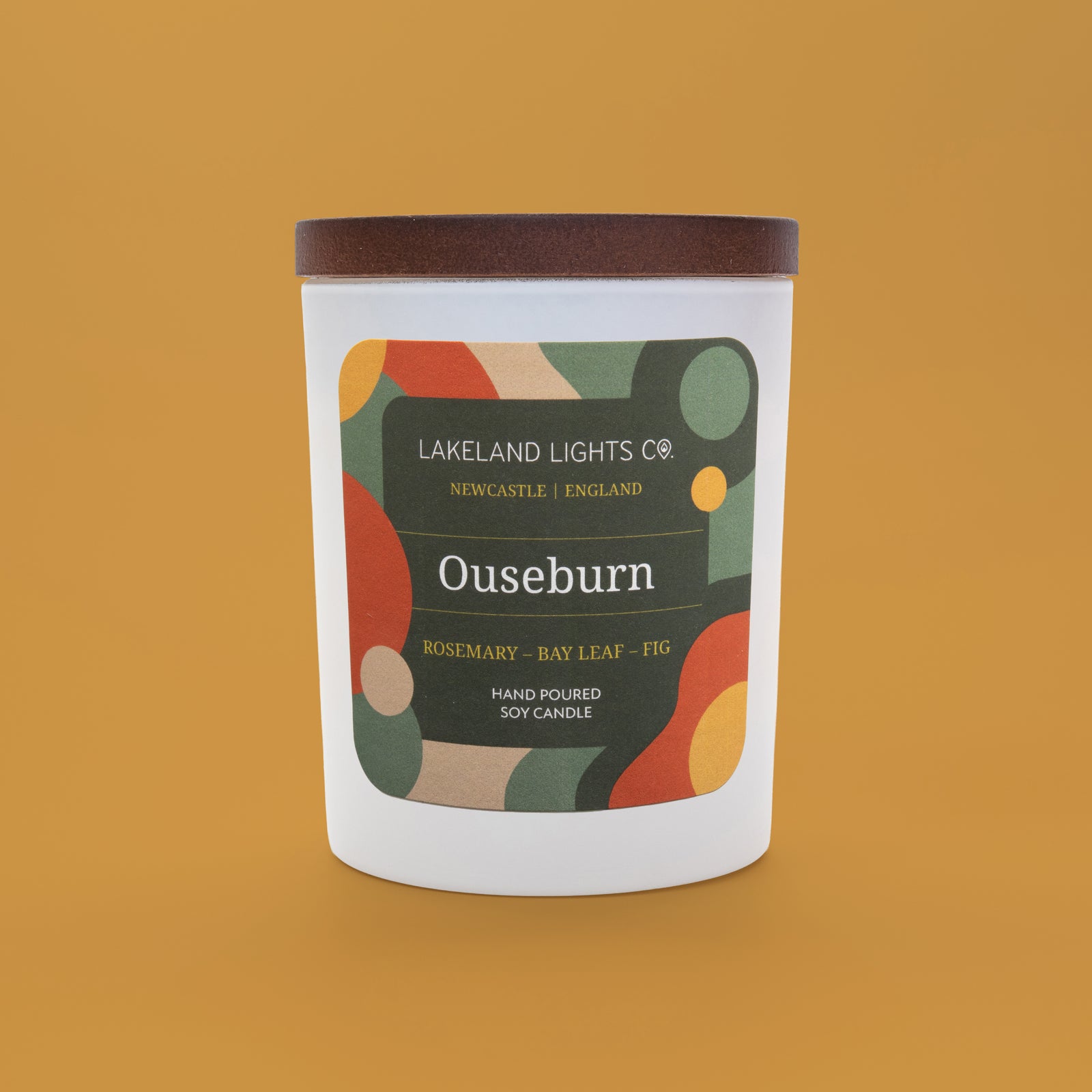 Lakeland Lights Company Ouseburn - Rosemary, Bay Leaf & Fig Soy Candle