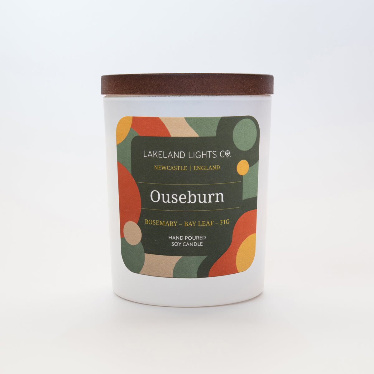 Lakeland Lights Company Ouseburn - Rosemary, Bay Leaf & Fig Soy Candle