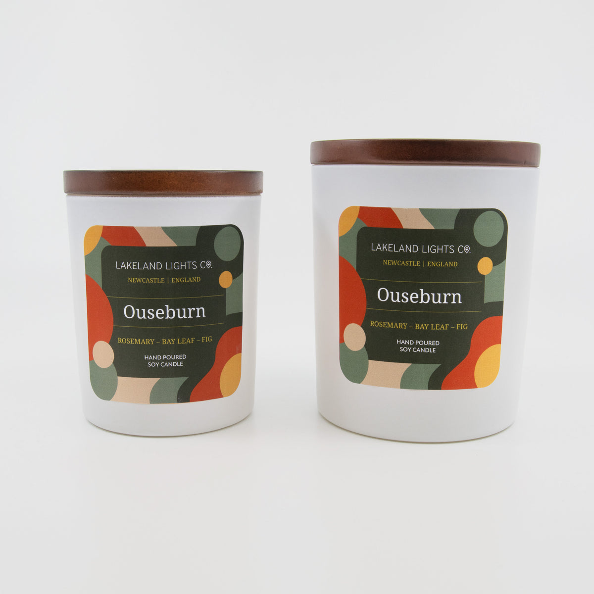 Lakeland Lights Company Ouseburn - Rosemary, Bay Leaf & Fig Soy Candle