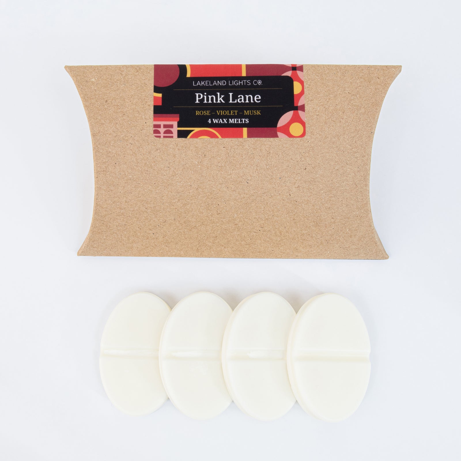 Lakeland Lights Company Pink Lane Wax Melts - Rose, Violet & Musk Soy Candle