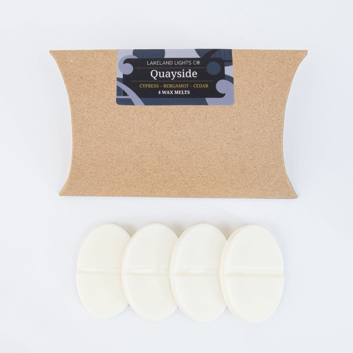 Lakeland Lights Company Quayside Wax Melts - Cypress, Bergamot & Cedar Soy Candle