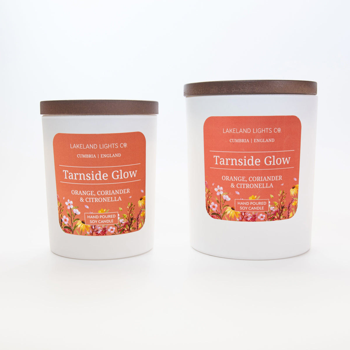 Lakeland Lights Company Tarnside Glow - Orange, Coriander & Citronella Soy Candle