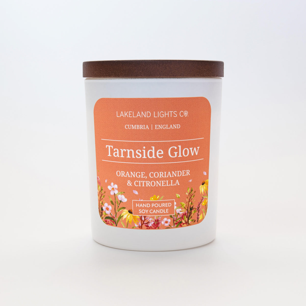 Lakeland Lights Company Tarnside Glow - Orange, Coriander & Citronella Soy Candle