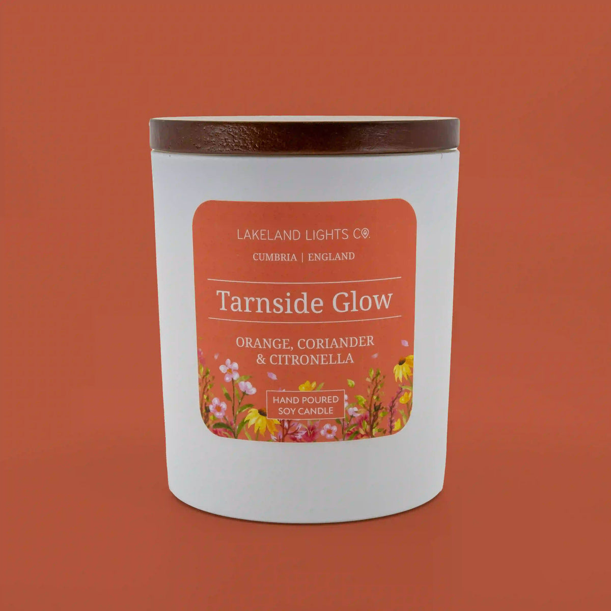 Lakeland Lights Company Tarnside Glow - Orange, Coriander & Citronella Soy Candle