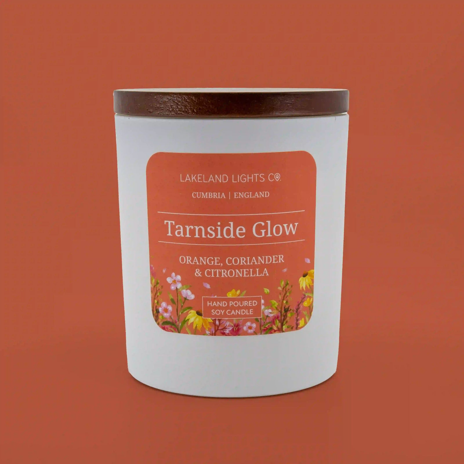 Lakeland Lights Company Tarnside Glow - Orange, Coriander & Citronella Soy Candle