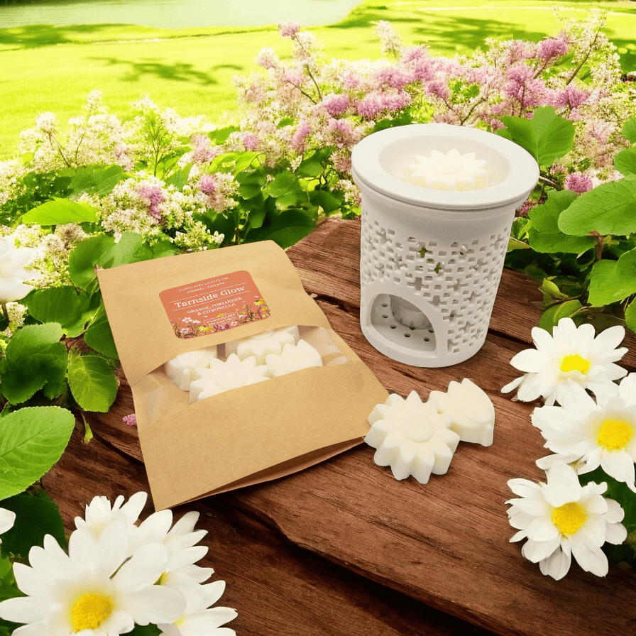 Lakeland Lights Company Tarnside Glow Wax Melts - Orange, Coriander & Citronella Soy Candle