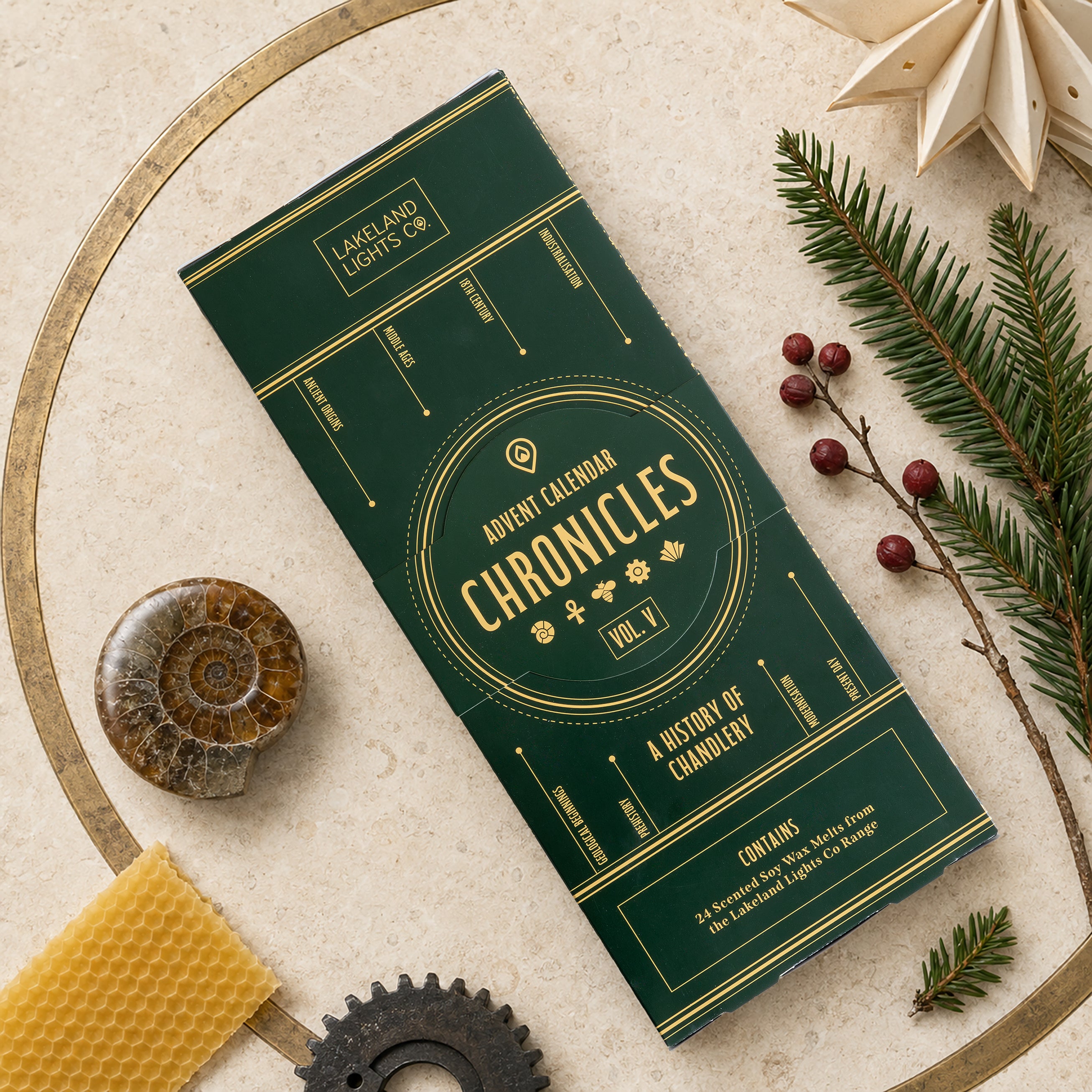Lakeland Lights Company Wax Melt Advent Calendar 2026 - Chronicles, Volume V Soy Candle