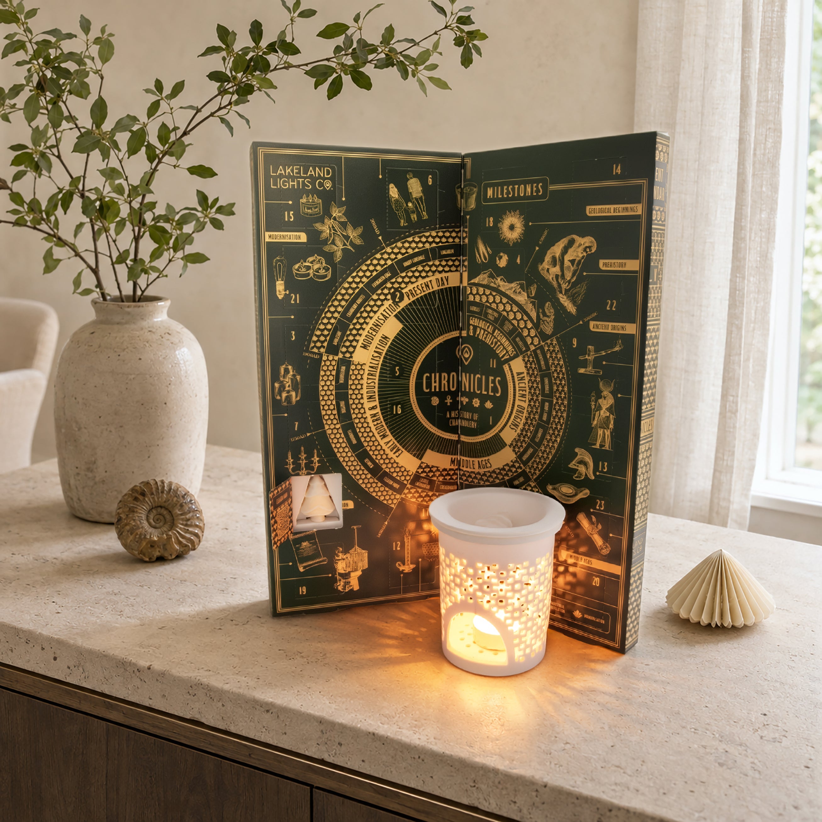 Lakeland Lights Company Wax Melt Advent Calendar 2026 - Chronicles, Volume V Soy Candle