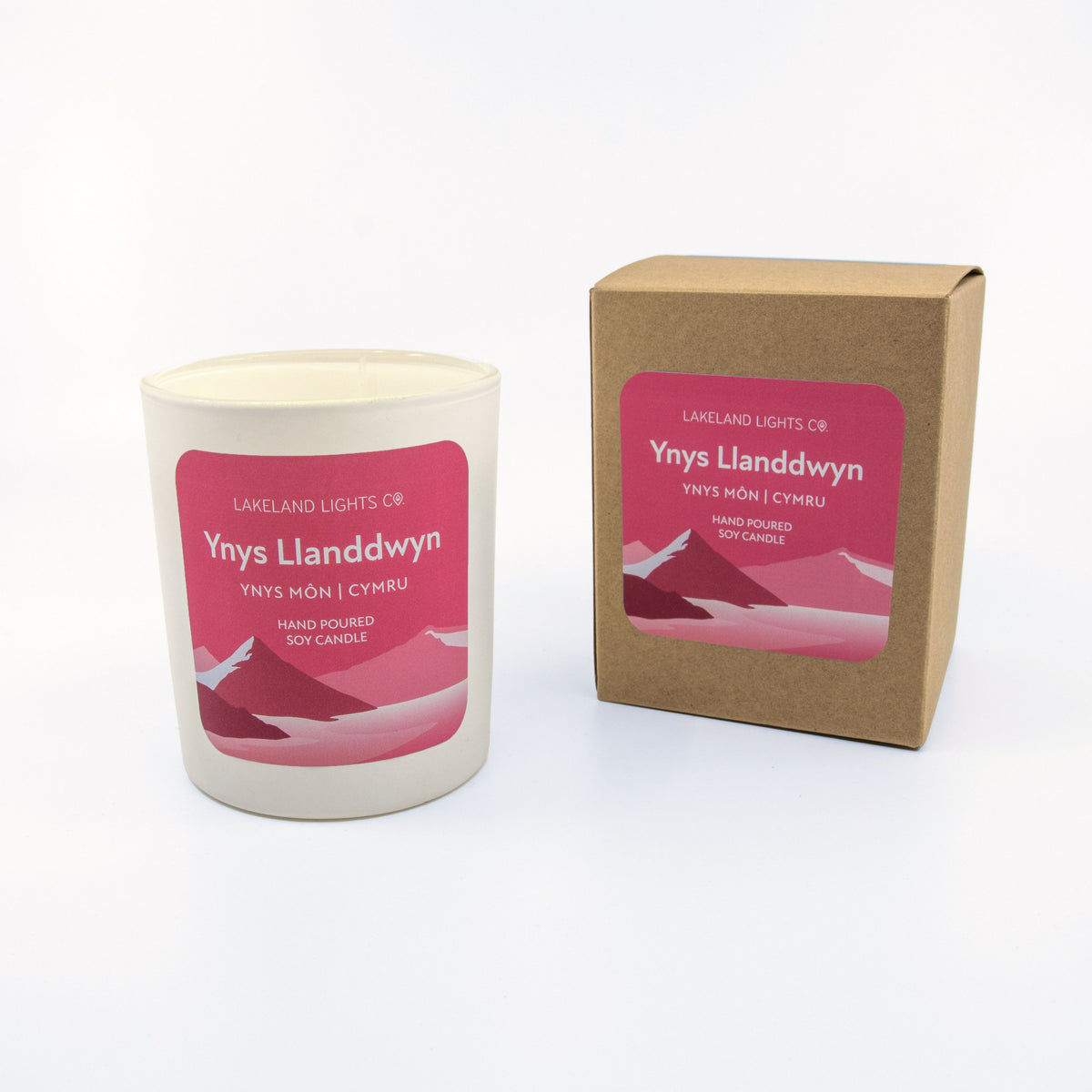 Lakeland Lights Company Ynys Llanddwyn - Tea Rose, White Musk & Darjeeling Soy Candle