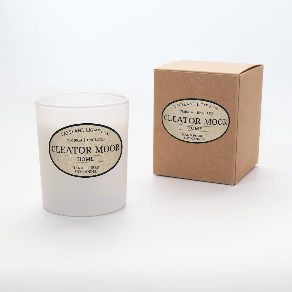 Lakeland Lights Company Cleator Moor - Peaches, Apples & Fresh Linen Soy Candle