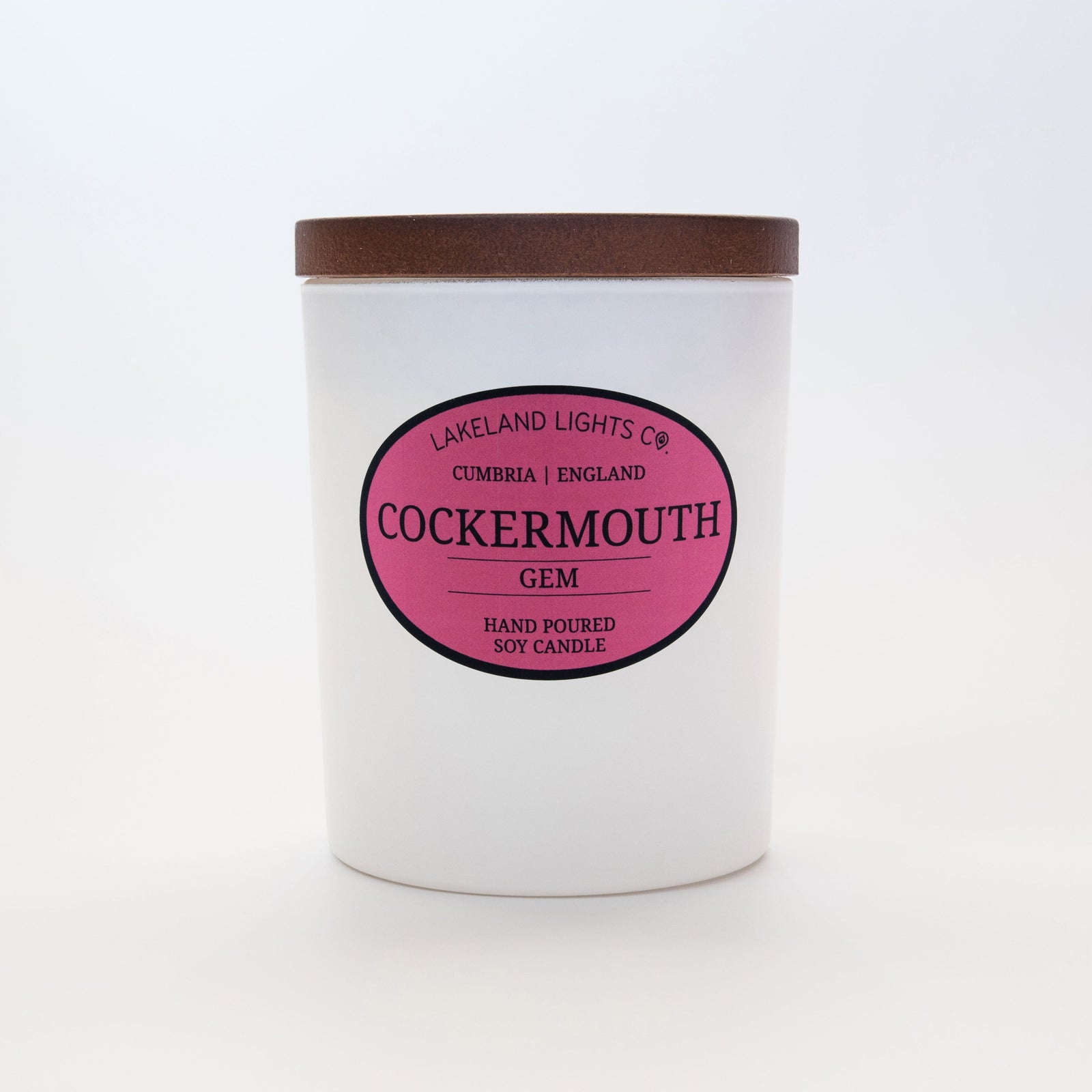 Lakeland Lights Company Cockermouth - Rhubarb, Pepper & Citrus Soy Candle