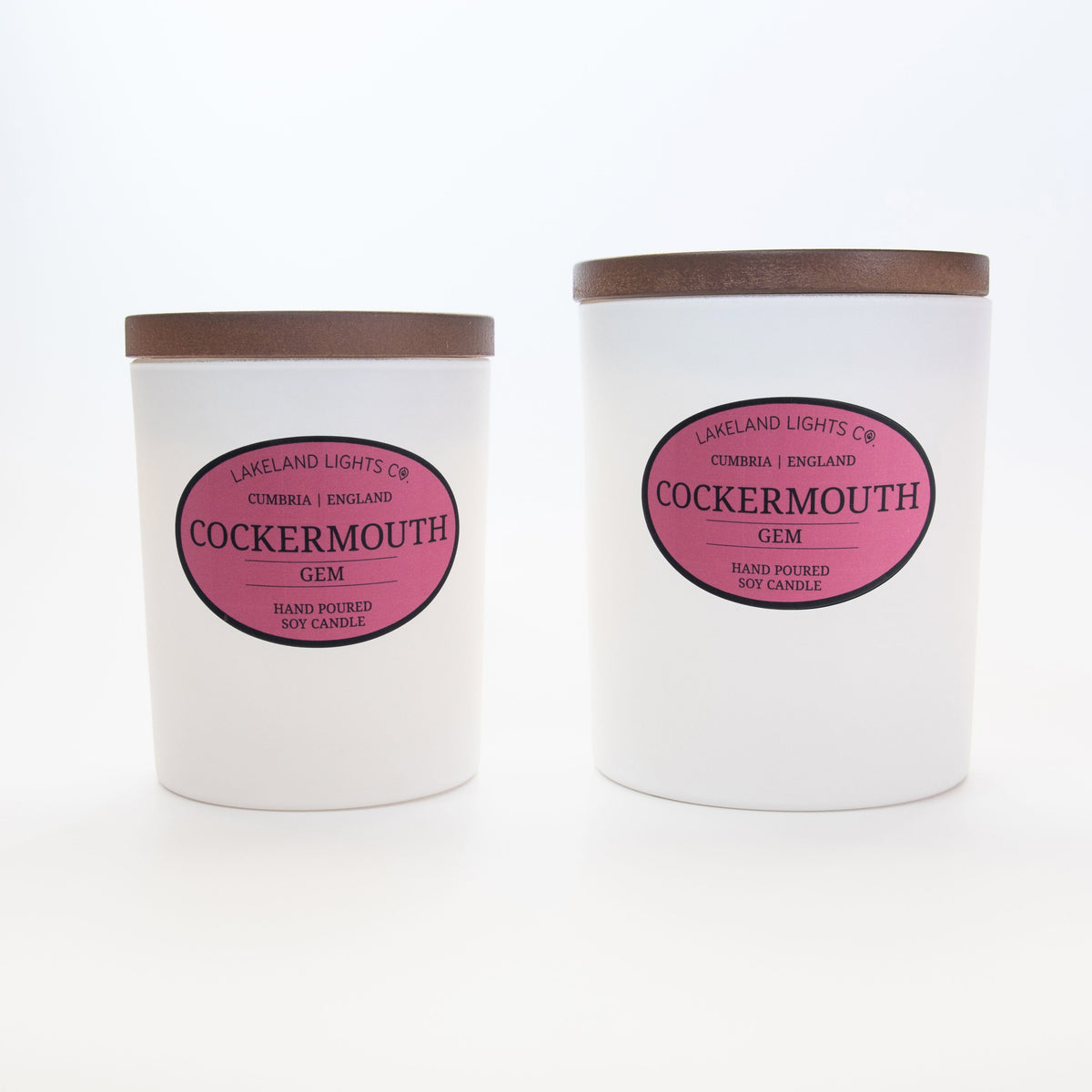 Lakeland Lights Company Cockermouth - Rhubarb, Pepper & Citrus Soy Candle