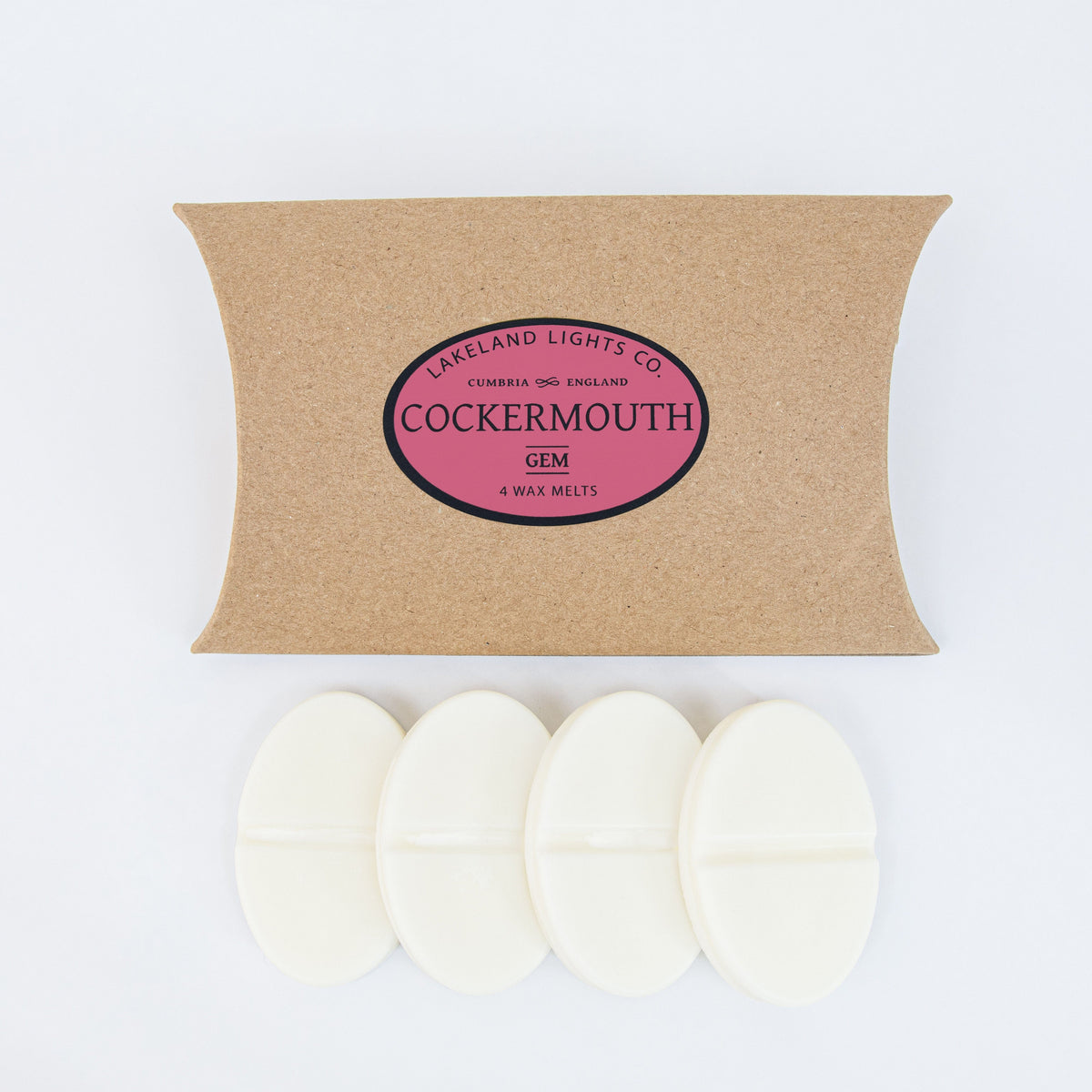 Lakeland Lights Company Cockermouth Wax Melts - Rhubarb, Pepper & Citrus Soy Candle