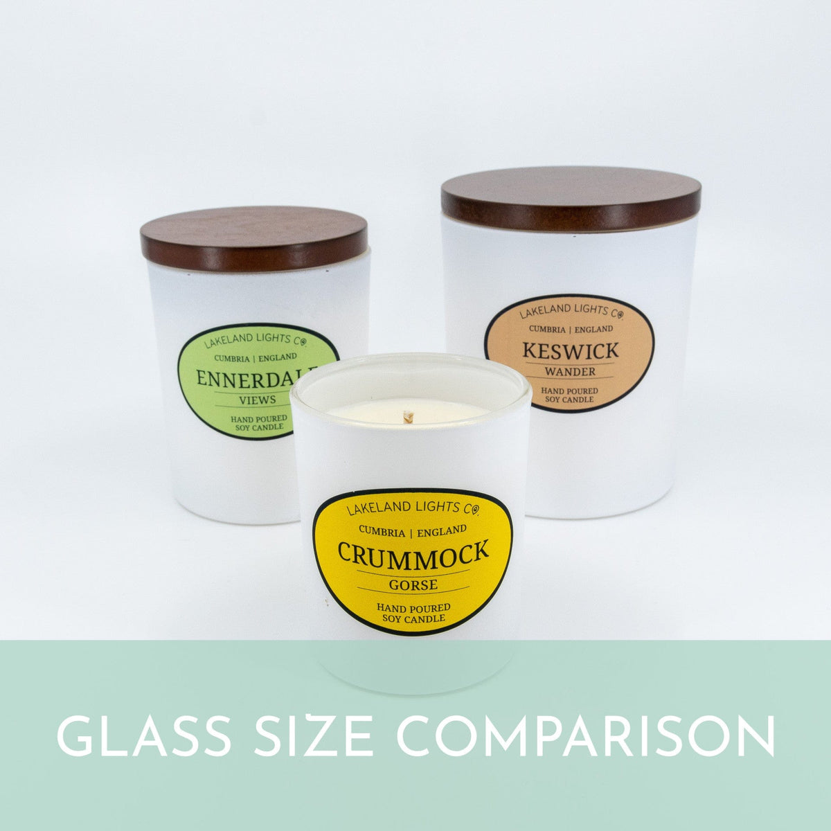 Lakeland Lights Company Cumbrian Collection - Three Candle Gift Sets Soy Candle