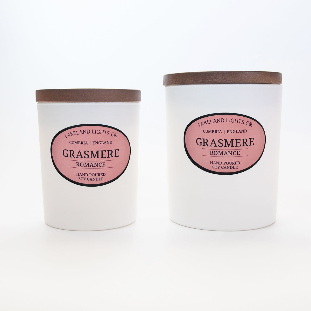 Lakeland Lights Company Grasmere - Rose, White Musk & Vanilla Soy Candle