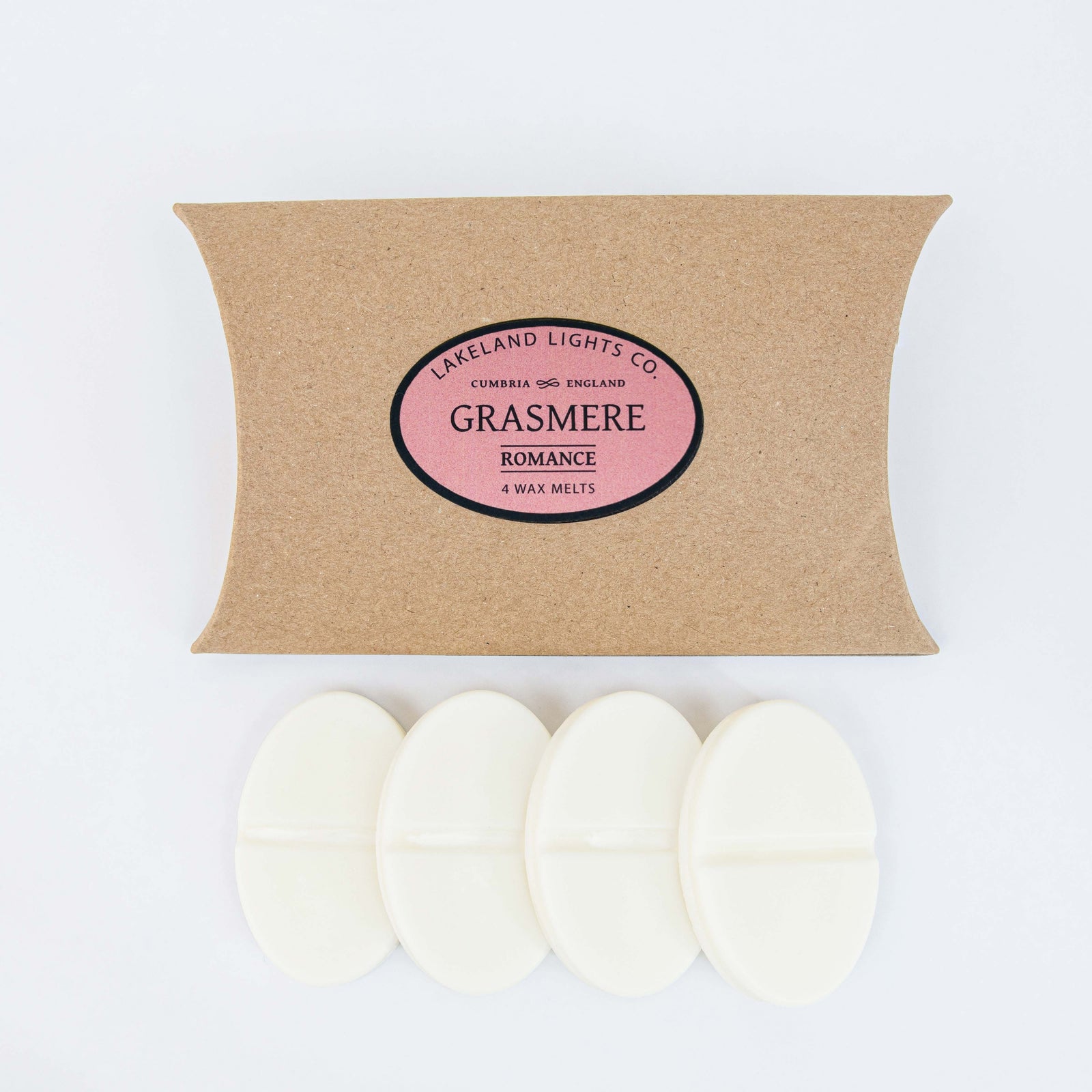 Lakeland Lights Company Grasmere Wax Melts - Rose, White Musk & Vanilla Soy Candle