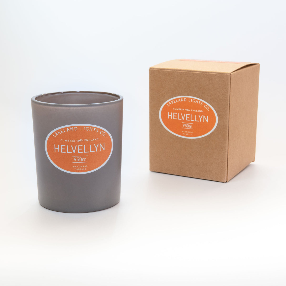 Lakeland Lights Company Helvellyn - Leather, Patchouli & Oudh Soy Candle