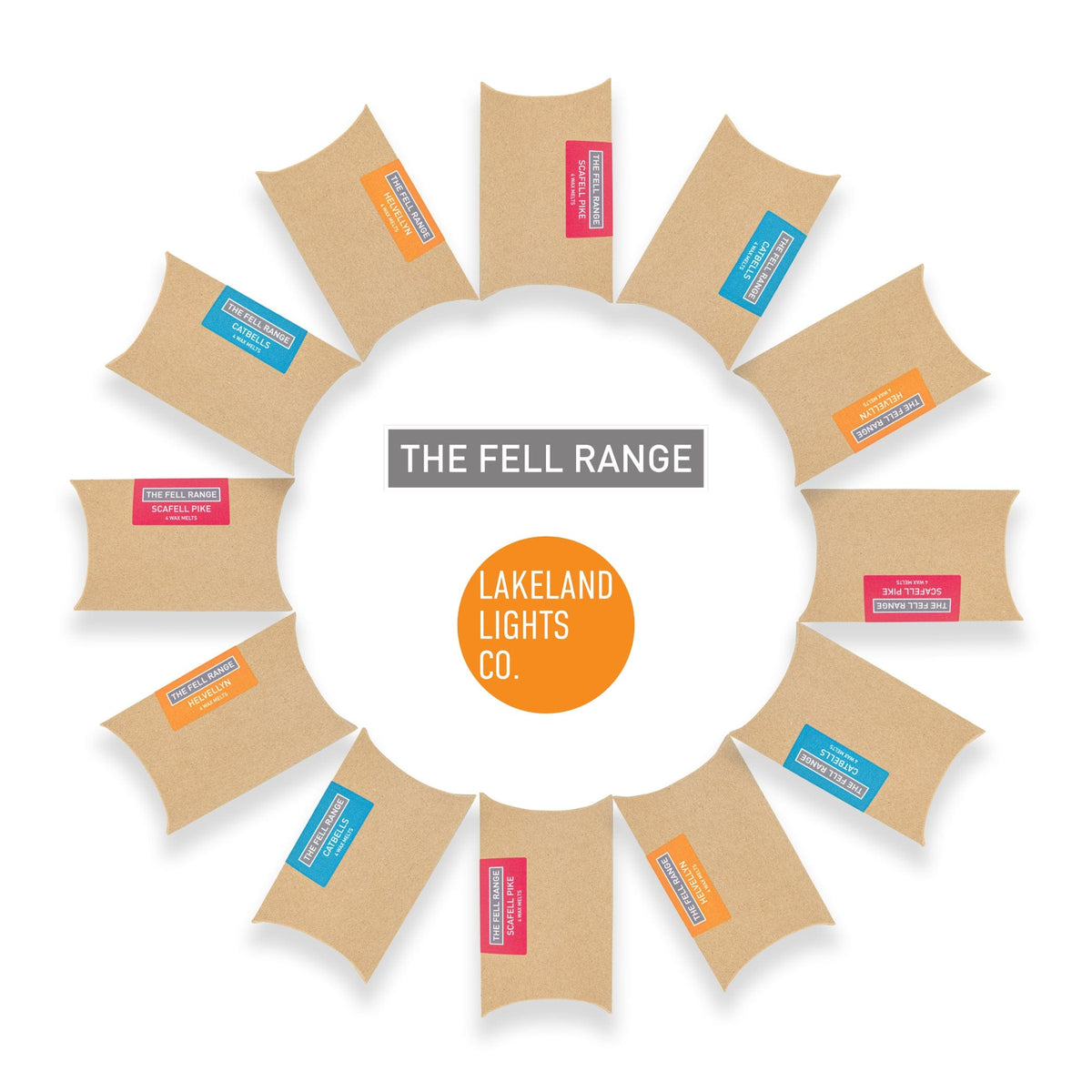 Lakeland Lights Company Scafell Pike Wax Melts - Lavender, Vanilla & Tonka Bean Soy Candle