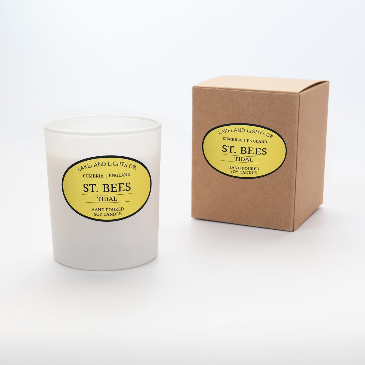 Lakeland Lights Company St Bees - Sea Salt, Mint & Herbs Soy Candle